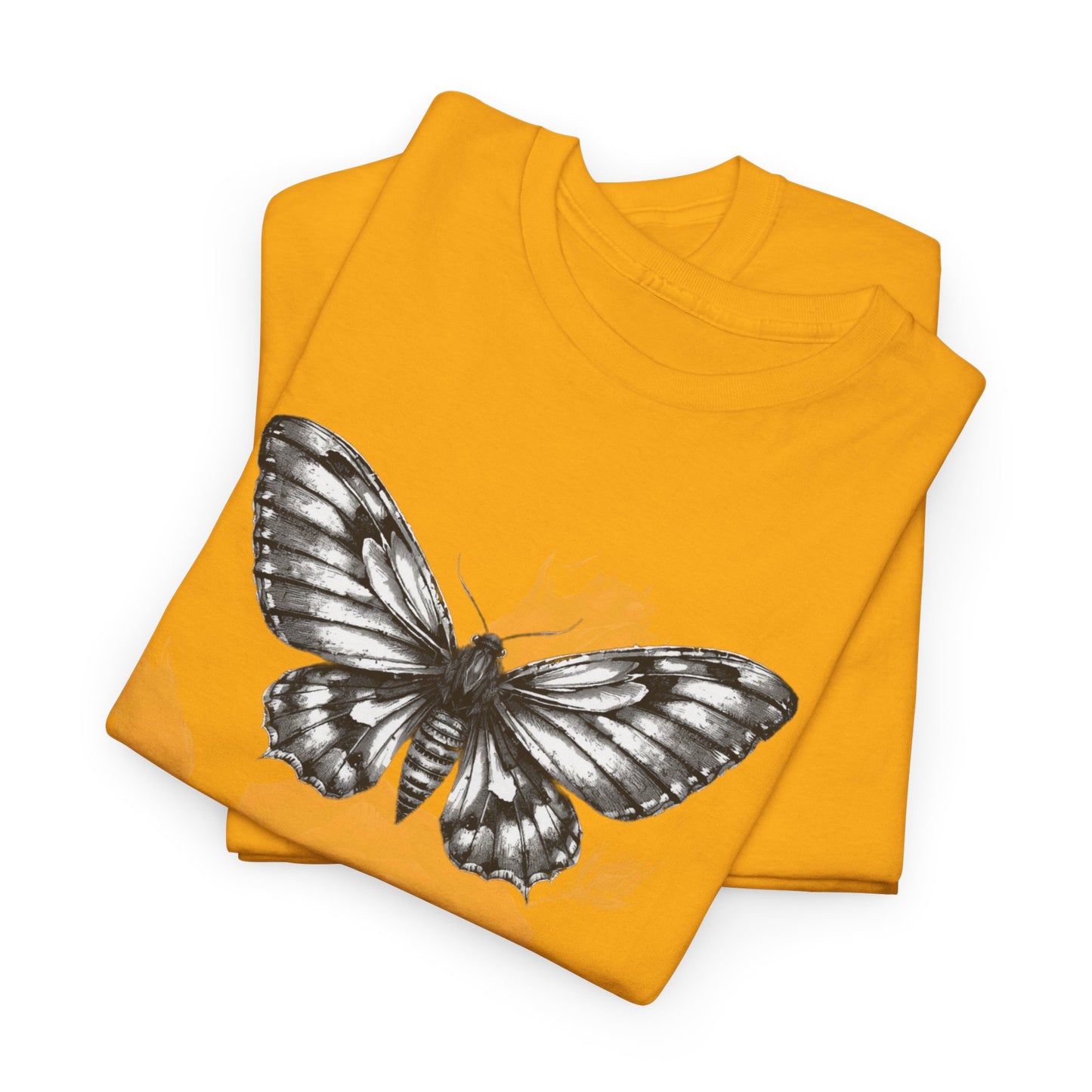 Gothic Y2k Butterfly Graphic Unisex Heavy Cotton Tee