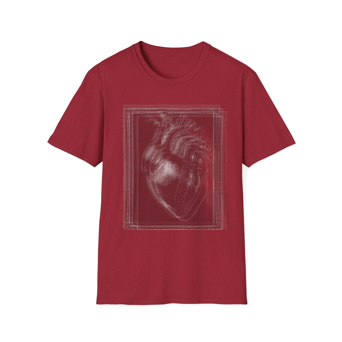 Gothic Y2k Heart-inspired Unisex Softstyle T-Shirt