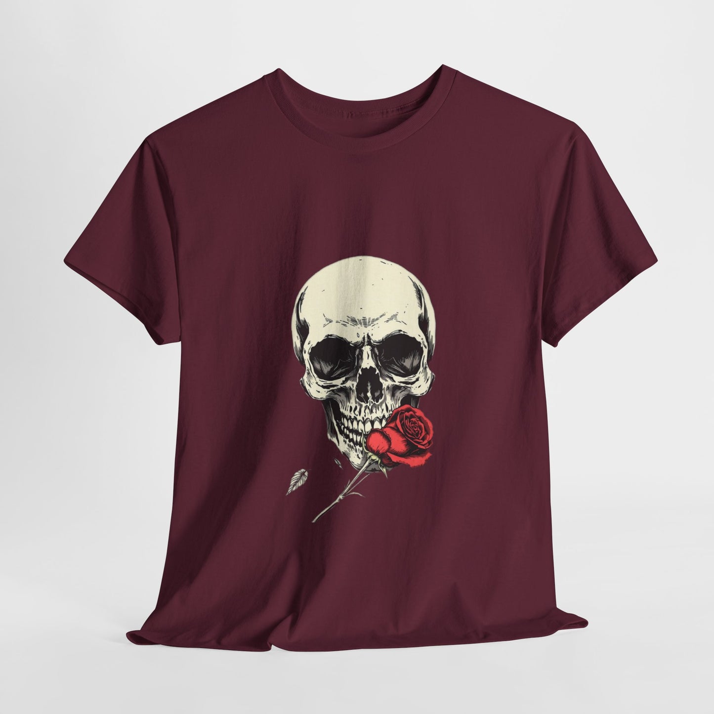 Gothic Y2k Skull Rose Unisex Tee