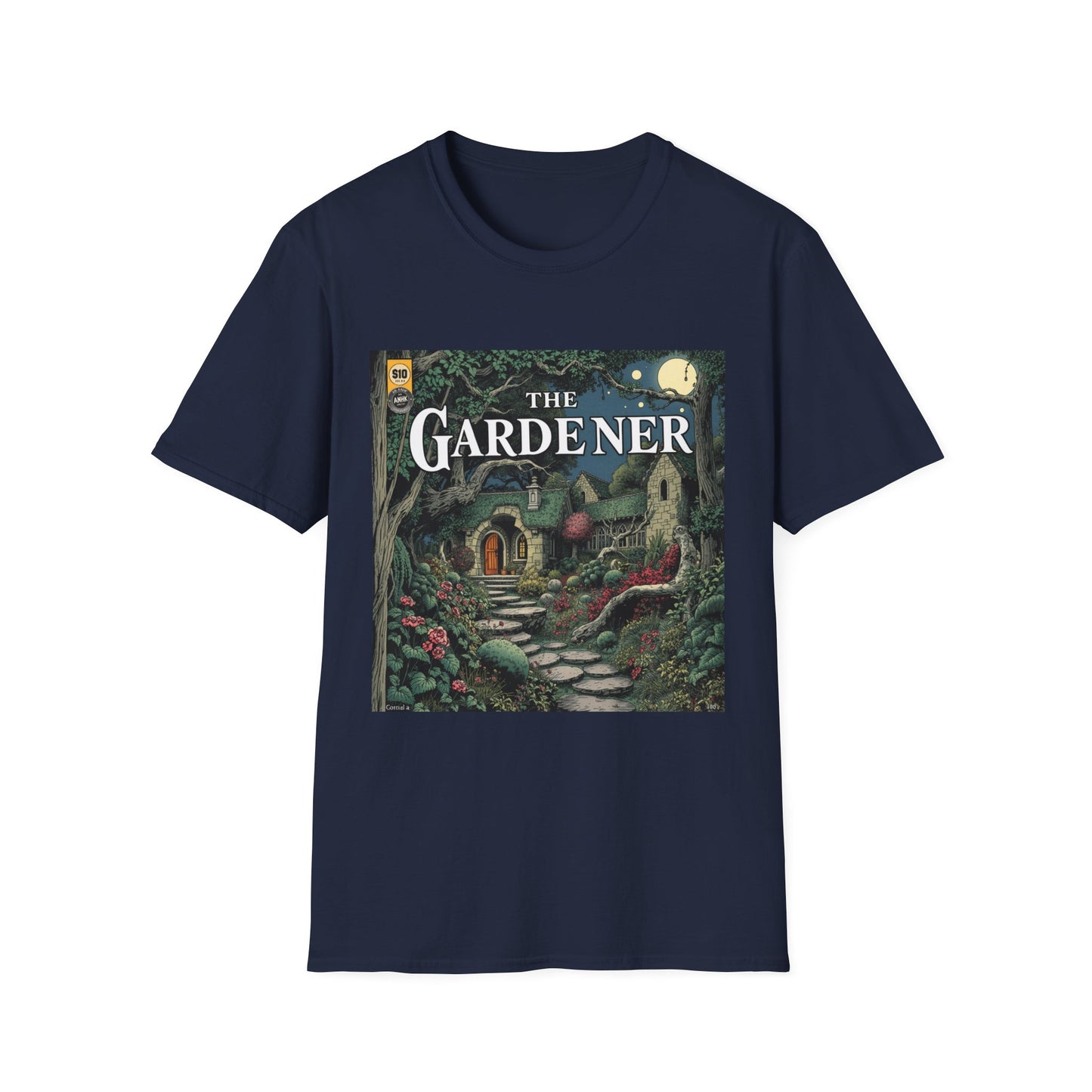 Vintage Comic Cover 'The Gardener' Unisex Softstyle T-Shirt