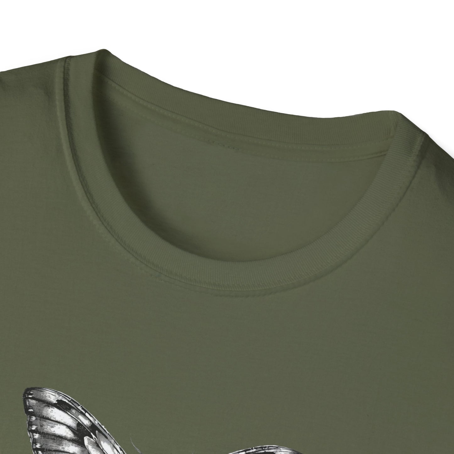 Gothic Y2k Moth Unisex Softstyle T-Shirt