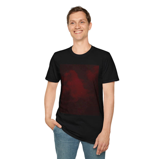 Cloud Series Unisex Softstyle T-Shirt with Abstract Design