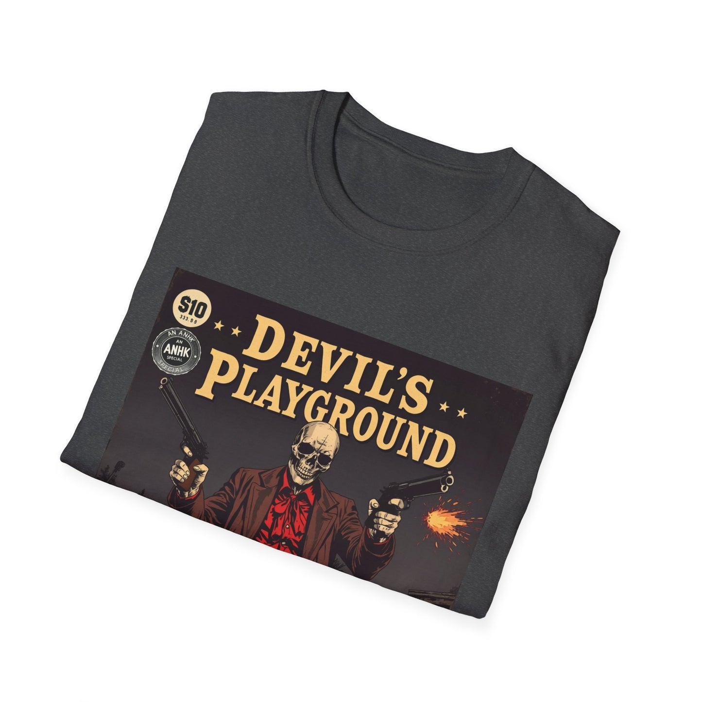 Vintage Comic Cover 'Devil's Playground' Graphic Tee