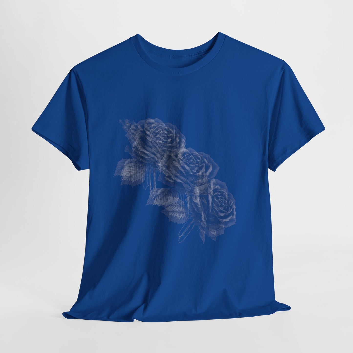Y2k Gothic Faded Rose Unisex Heavy Cotton Tee