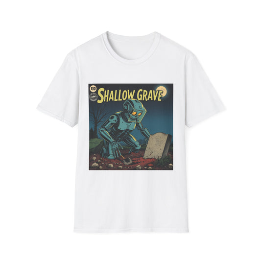 Vintage Comic Cover Shallow Grave Graphic T-Shirt