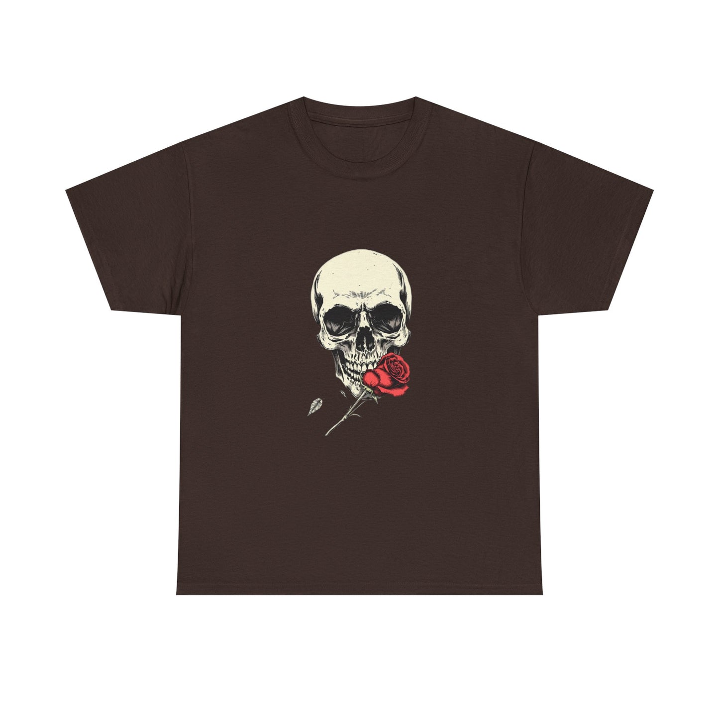 Gothic Y2k Skull Rose Unisex Tee