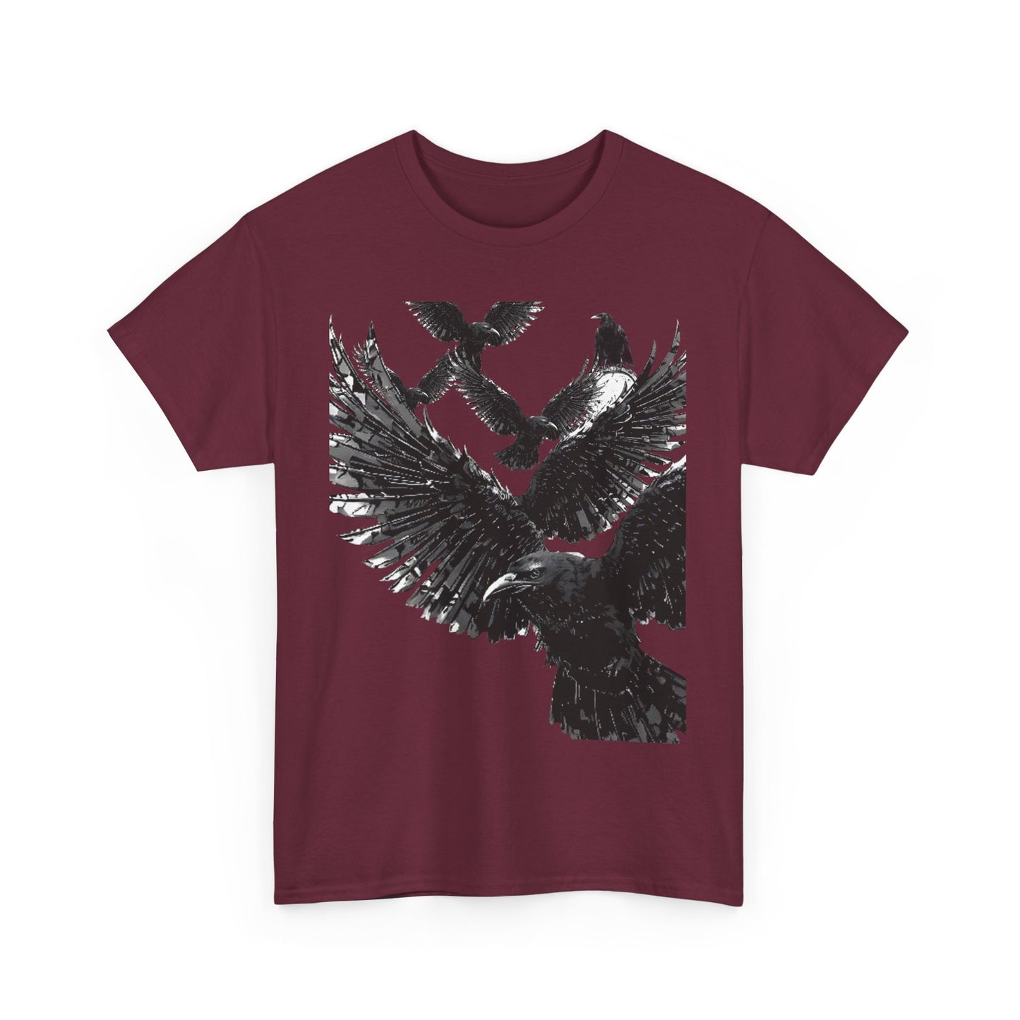 Gothic Raven Crow Graphic Tee