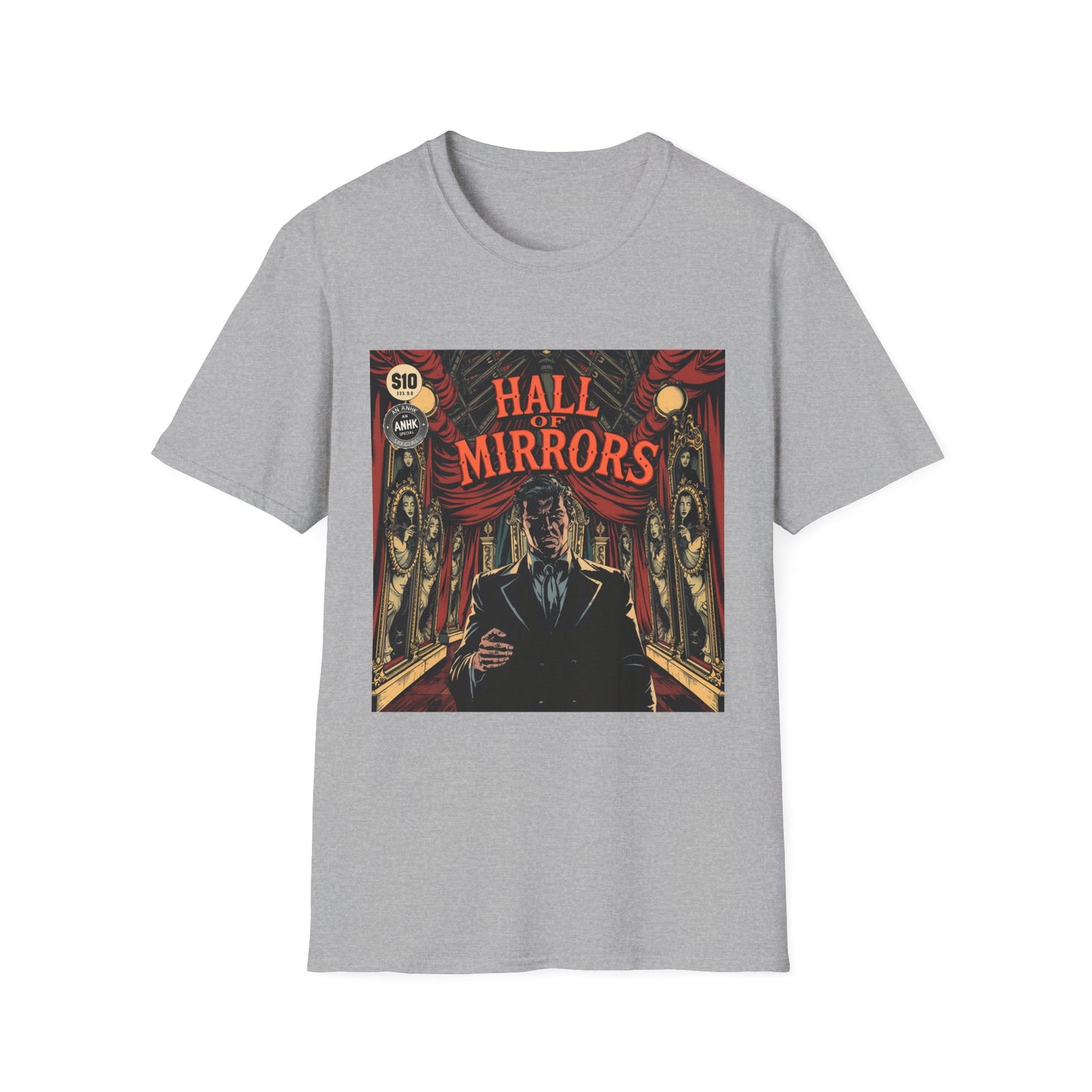 Vintage Comic Cover 'Hall of Mirrors' T-Shirt
