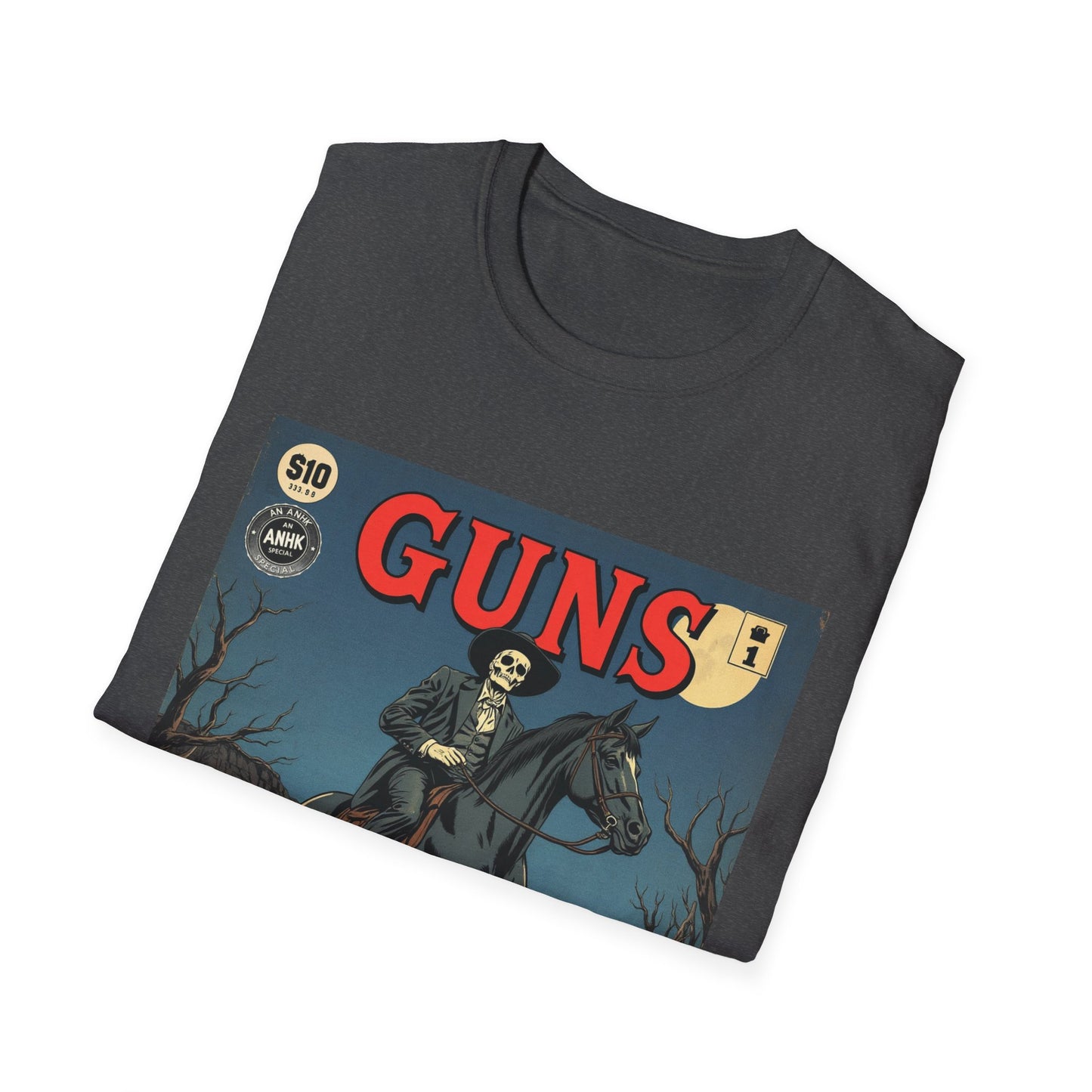 Vintage Comic Cover 'Guns' Graphic Tee