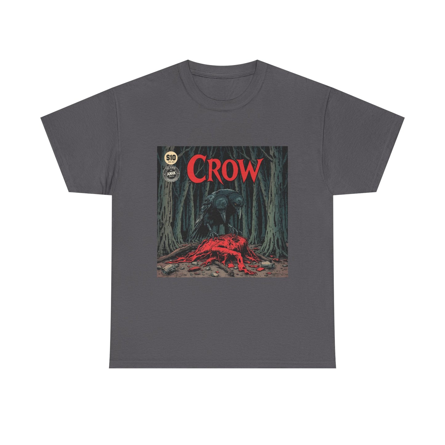 Vintage Comic Cover Crow Graphic Tee
