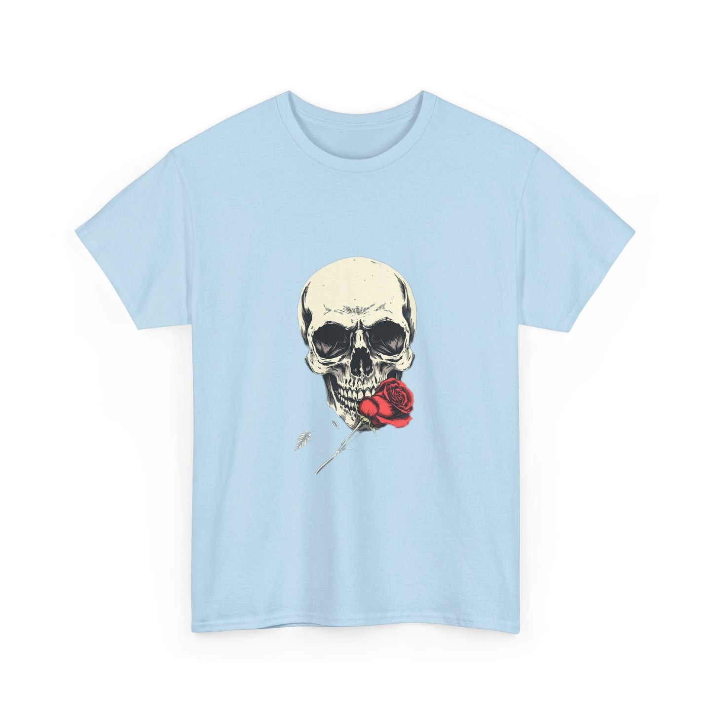 Gothic Y2k Skull Rose Unisex Tee