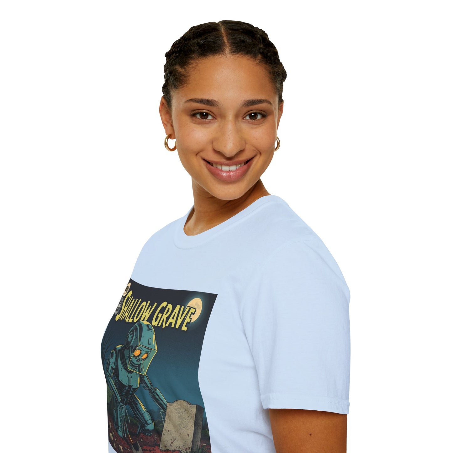 Vintage Comic Cover Shallow Grave Graphic T-Shirt