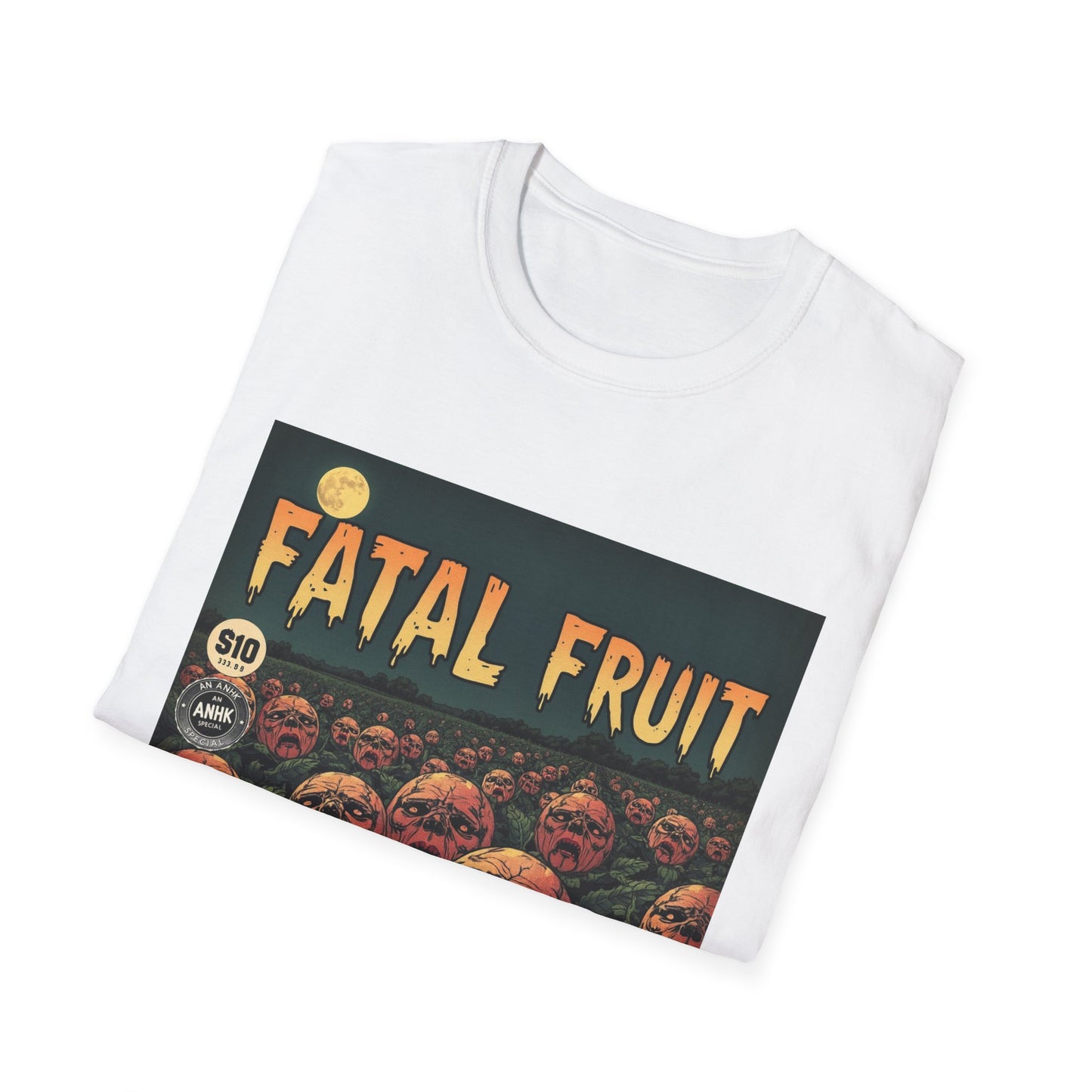 Vintage Comic Cover 'Fatal Fruit' Unisex Softstyle T-Shirt
