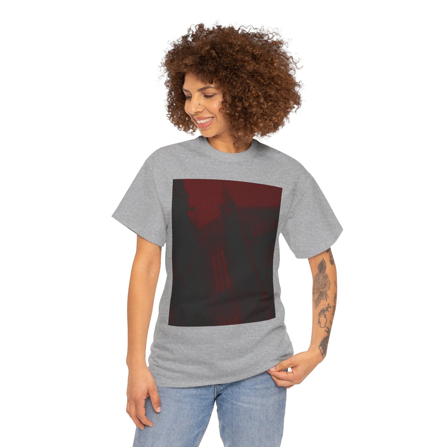 Red Sky Cathedral Print Tee