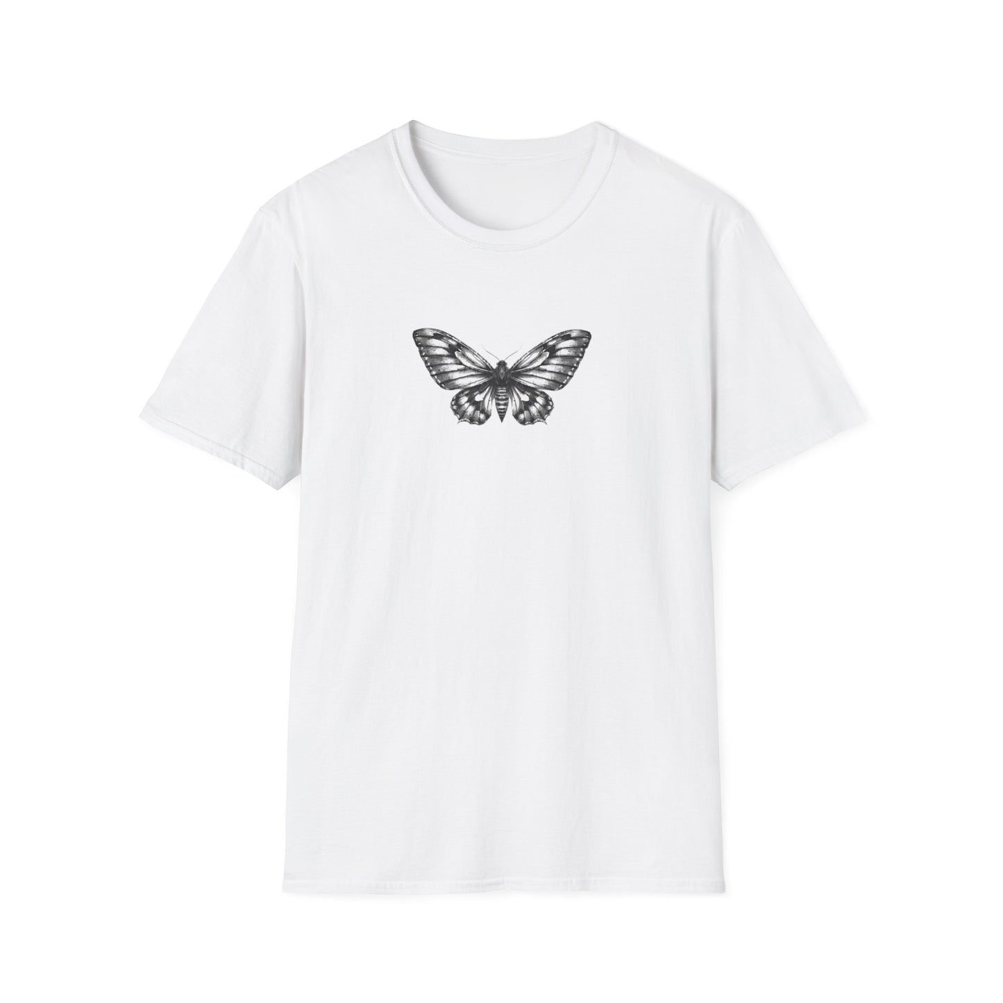 Gothic Y2k Moth Unisex Softstyle T-Shirt