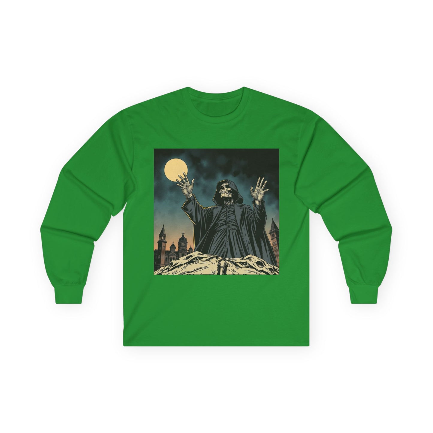 Skelly Goth Moonlit Ensemble Long Sleeve Tee