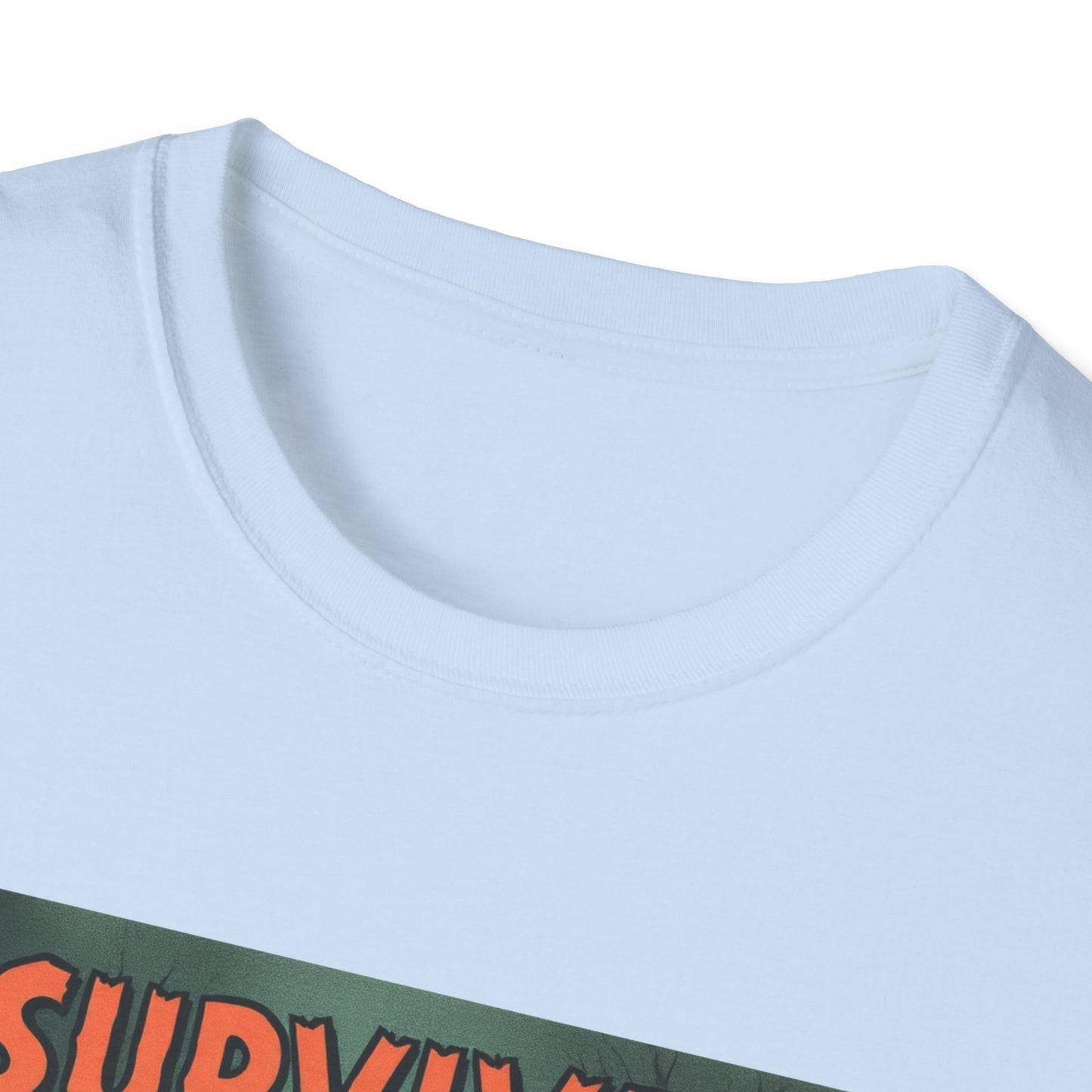 Vintage Comic Cover 'Survival' T-Shirt, Retro Style Tee