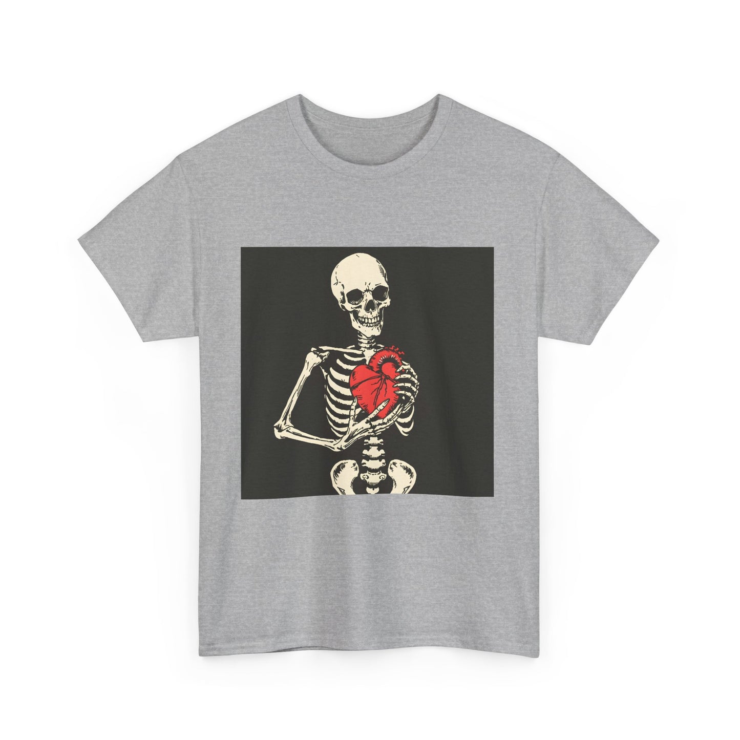 Skelly Goth Heart Unisex Heavy Cotton Tee