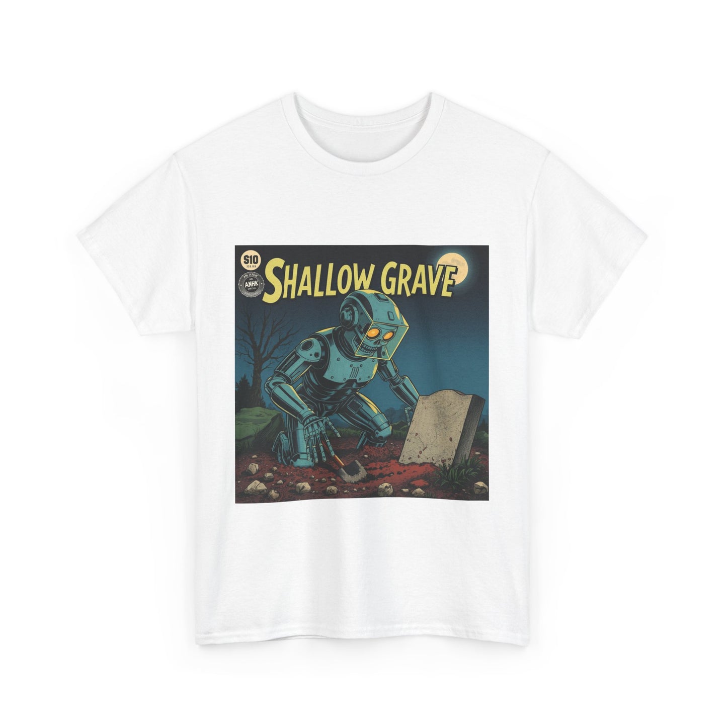 Vintage Comic Cover Retro Robot Graphic Tee