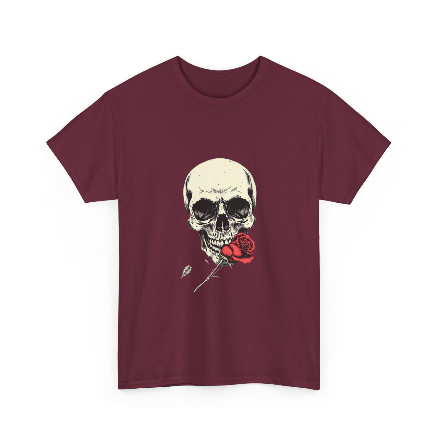 Gothic Y2k Skull Rose Unisex Tee
