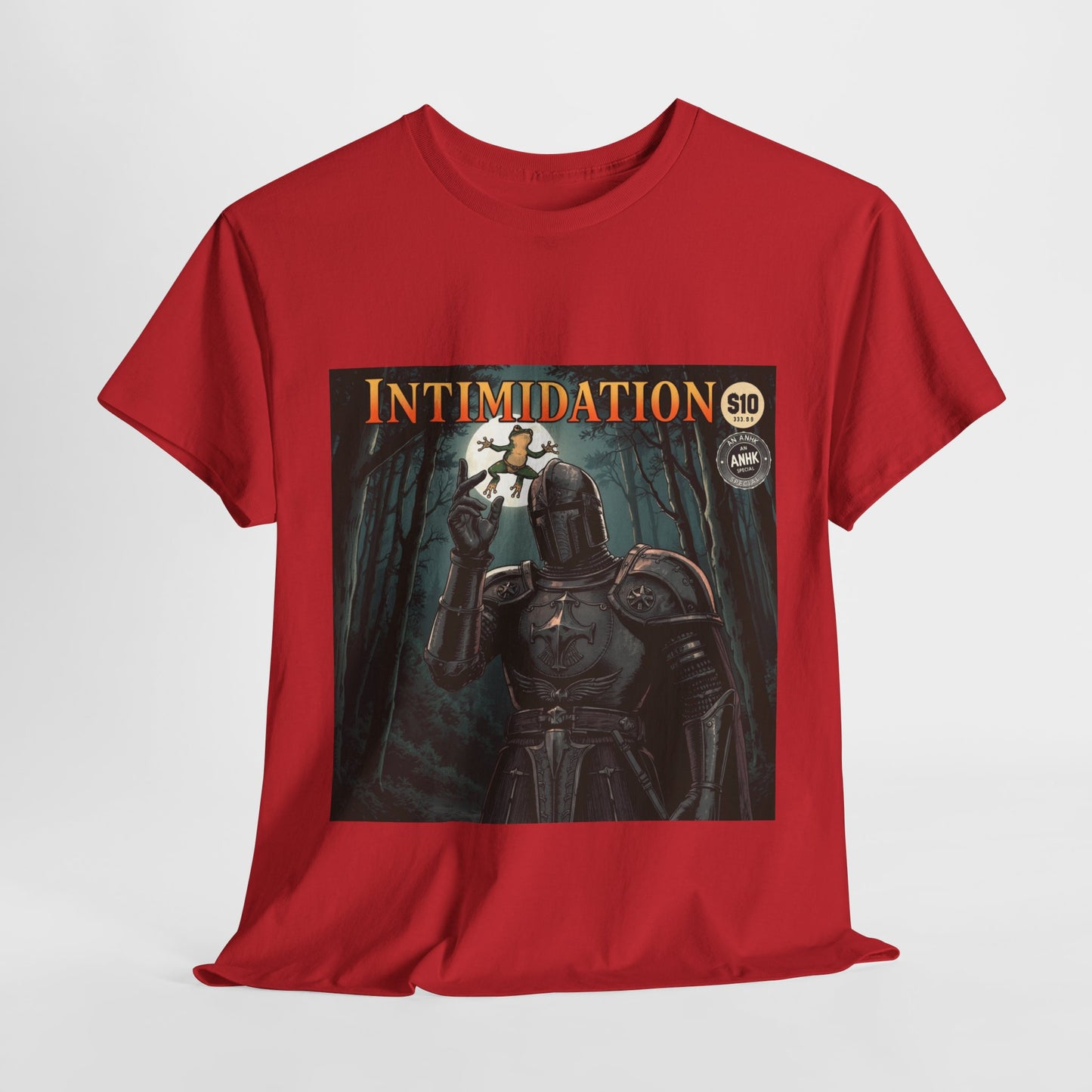 Vintage Comic Cover Intimidation Unisex Heavy Cotton Tee