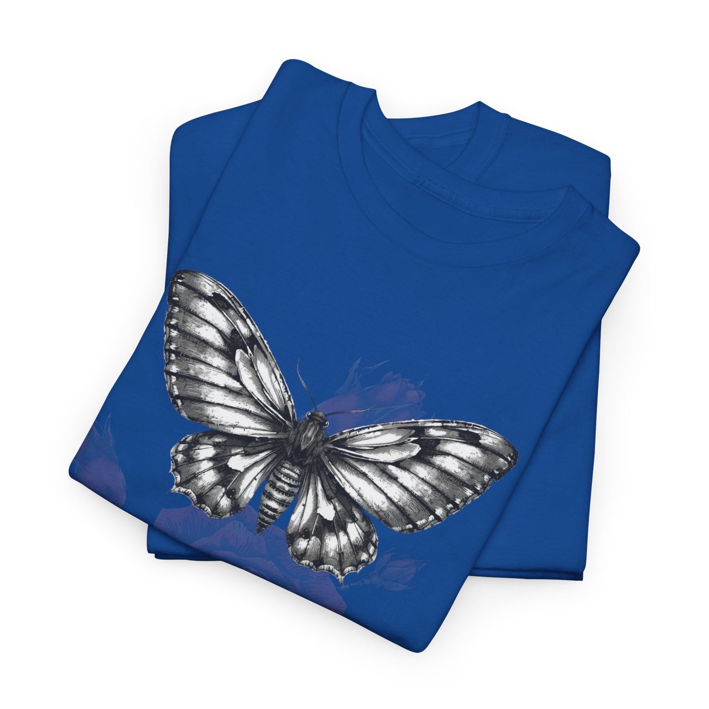Gothic Y2k Butterfly Graphic Unisex Heavy Cotton Tee