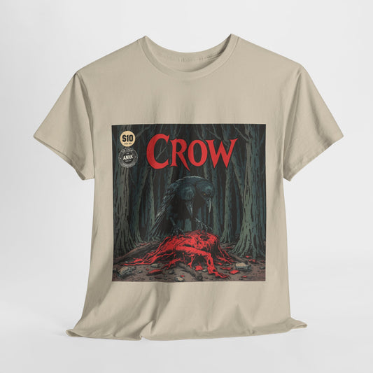 Vintage Comic Cover Crow Graphic Tee