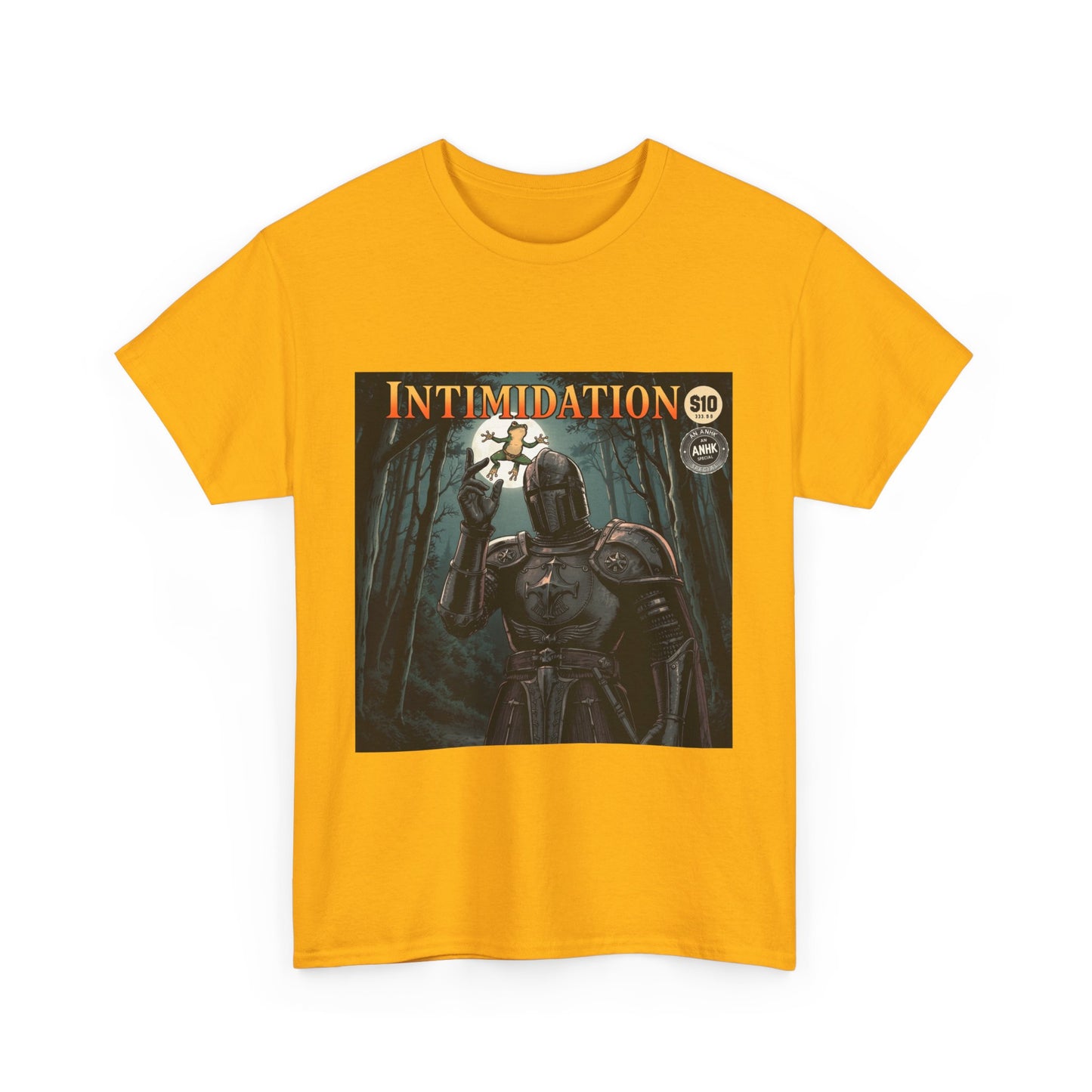 Vintage Comic Cover Intimidation Unisex Heavy Cotton Tee