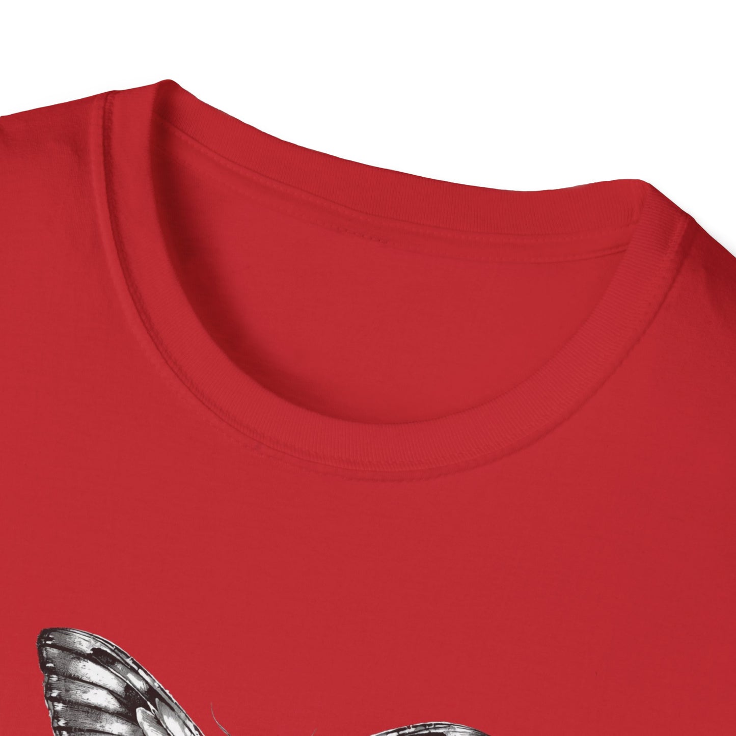 Gothic Y2k Moth Unisex Softstyle T-Shirt