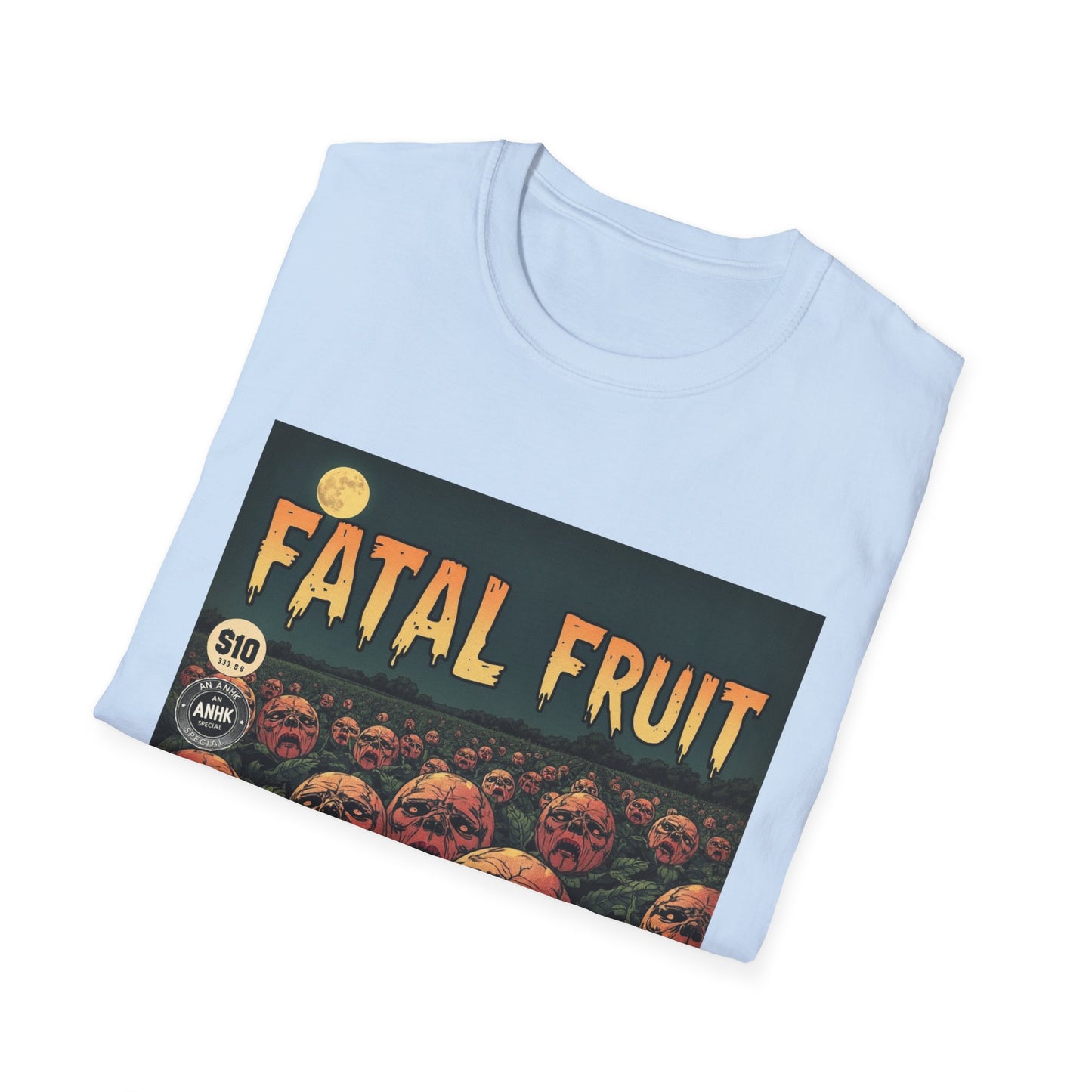 Vintage Comic Cover 'Fatal Fruit' Unisex Softstyle T-Shirt