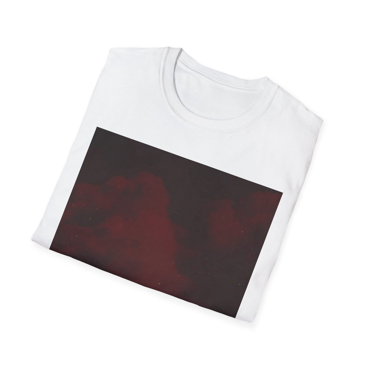 Cloud Series Unisex Softstyle T-Shirt with Abstract Design