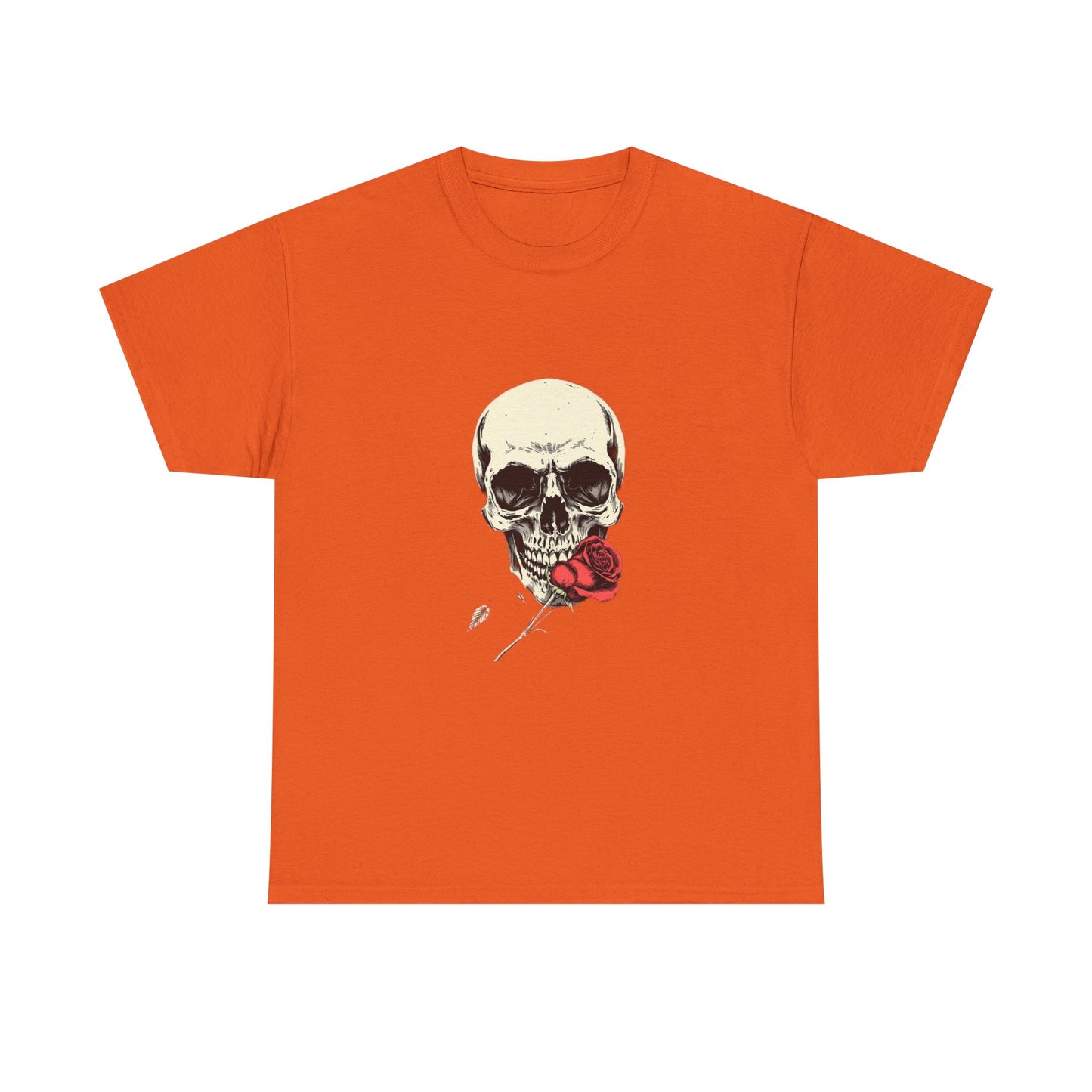 Gothic Y2k Skull Rose Unisex Tee