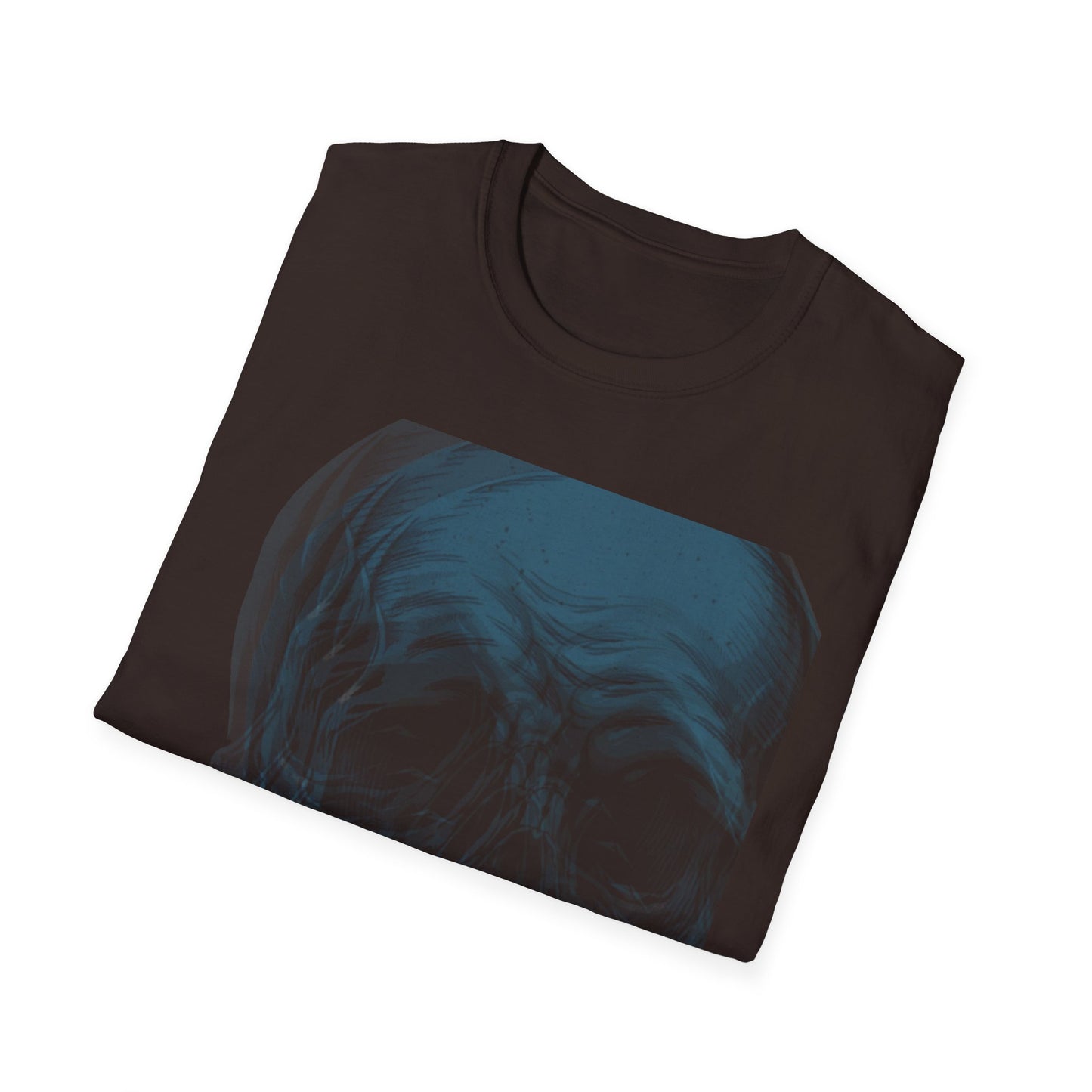 Skelly Goth Skull Graphic Unisex Softstyle T-Shirt