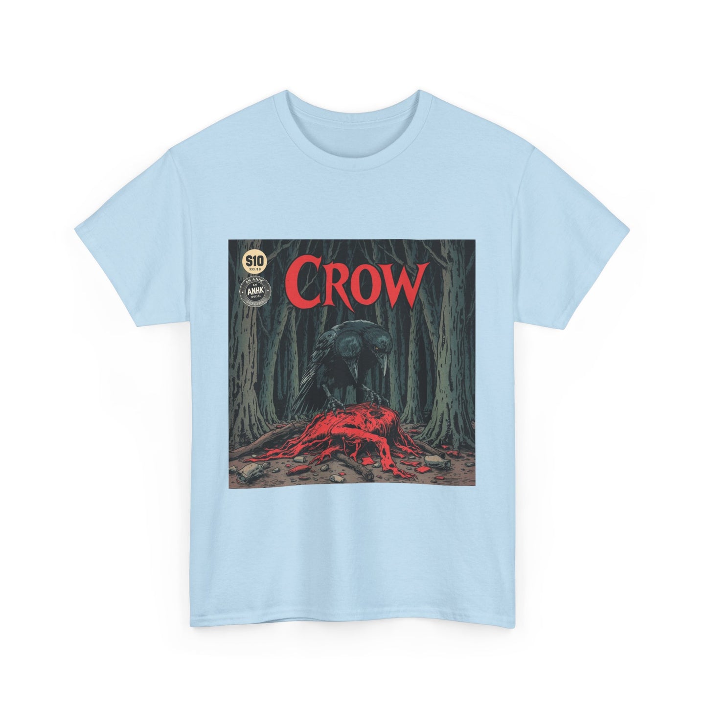 Vintage Comic Cover Crow Graphic Tee
