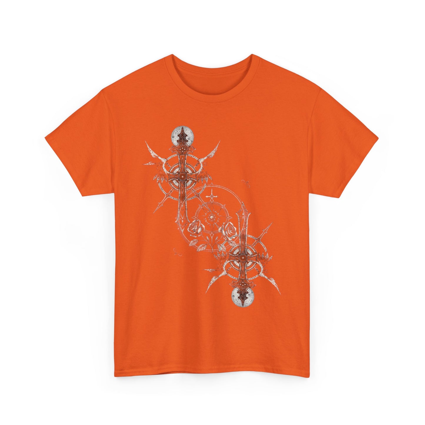 Gothic Y2k Cross Unisex Heavy Cotton Tee