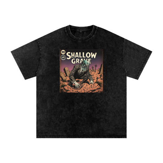 Acid Wash Oversize T-Shirt - 250 GSM