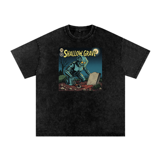Acid Wash Oversize T-Shirt - 250 GSM