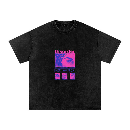 Acid Wash Oversize T-Shirt - 250 GSM
